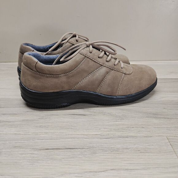 Propet Mens Brown Shoes Shock Absorbing Size 7 Leather - Picture 4 of 9